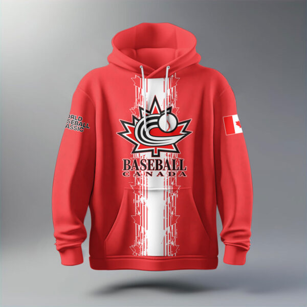 Team Canada WBC World Baseball Classic 2026 Baseball Hoodie CA1