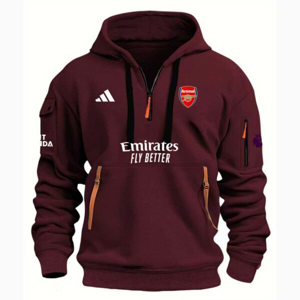 Premier League 2025–26 Arsenal FC "Emirate" Limited Hoodie Zip ARS-2261