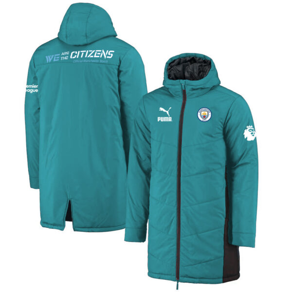 Premier League 2026-Manchester City FC Puma Long Bench Jacket - MC001 All Color