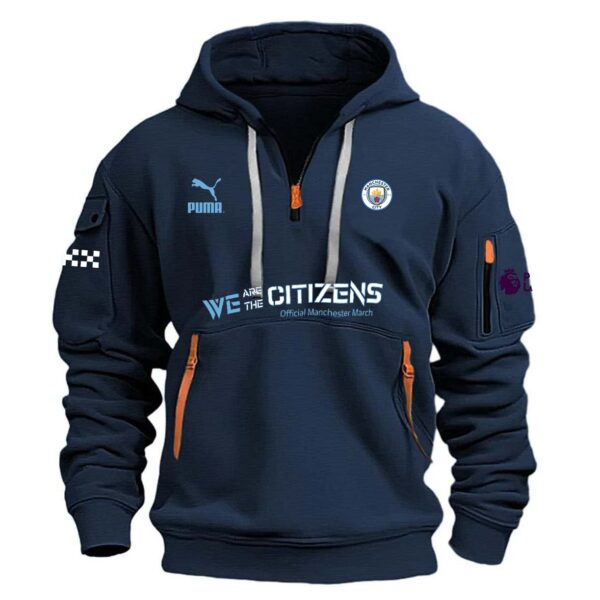 Premier League 2025–26 Manchester City FC "The Citizens" Limited Hoodie Zip MC-2461