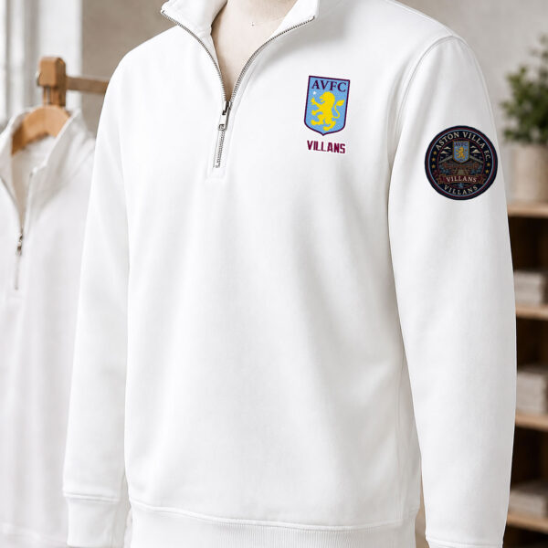 Premier League 2026/27 Aston Villa FC Embroidered Quarter-Zip