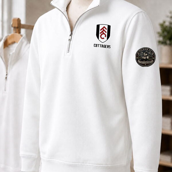 Premier League 2026/27 Fulham F.C Embroidered Quarter-Zip