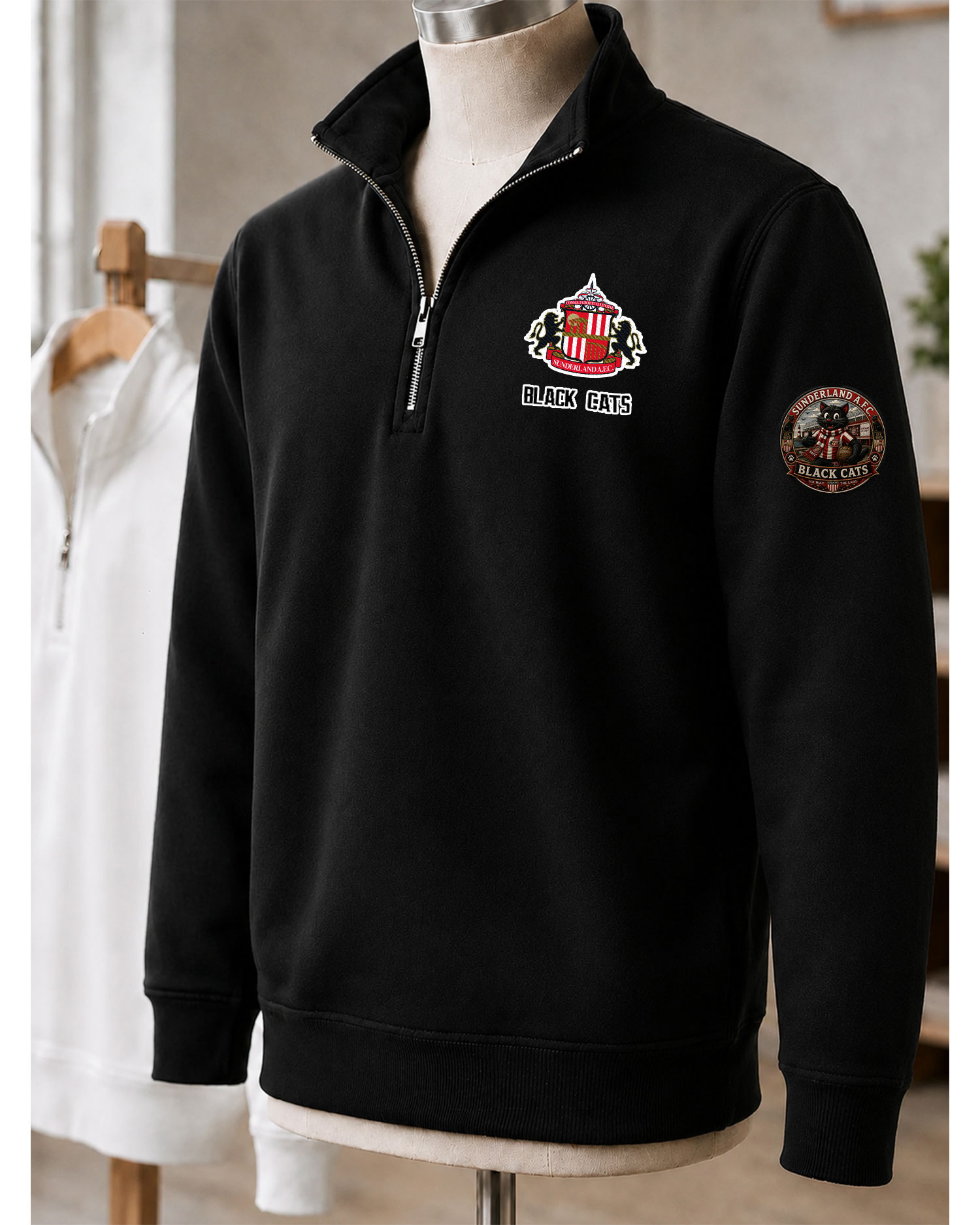 Premier League 2026/27 Sunderland F.C Embroidered Quarter-Zip - Image 2