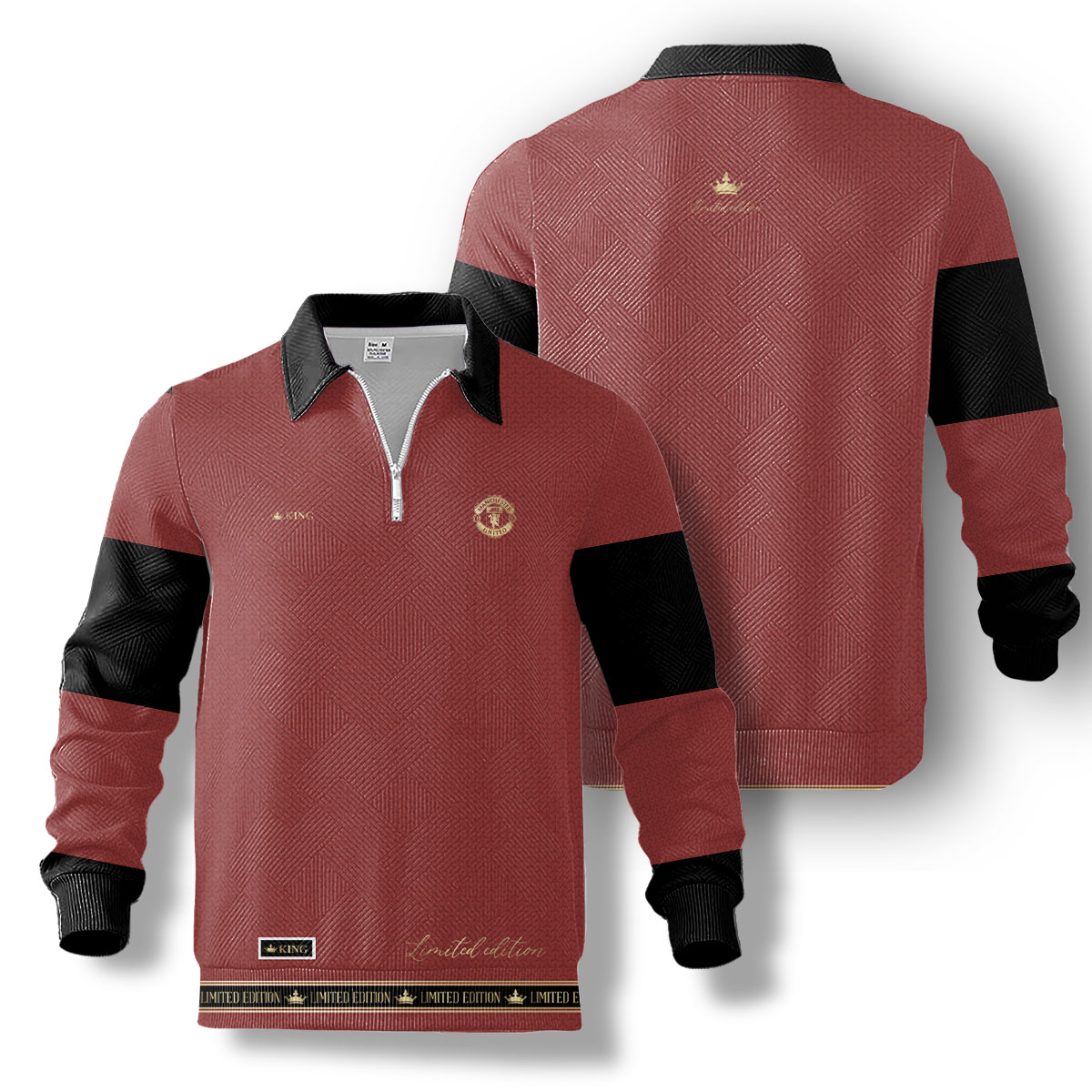 Premier League 2026/27 Manchester United FC MU27 Limited Quarter-Zip Pullover