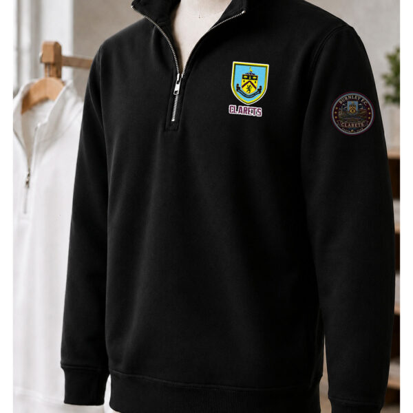 Premier League 2026/27 Burnley FC Embroidered Quarter-Zip