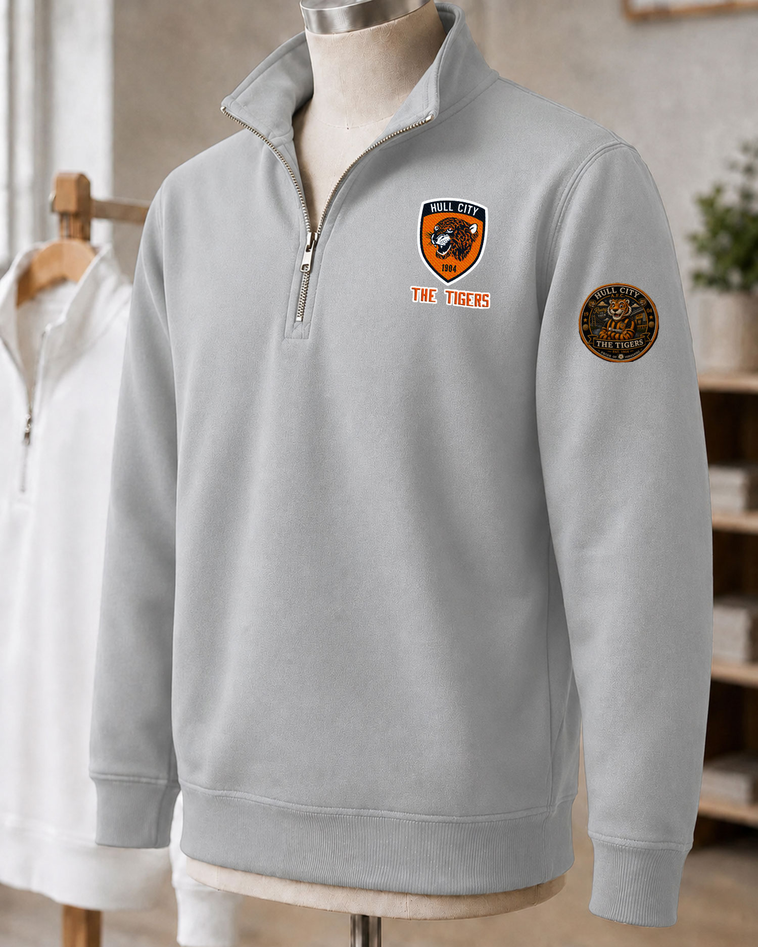 Premier League 2026/27 Hull City F.C Embroidered Quarter-Zip - Image 3