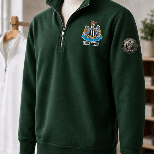 Premier League 2026/27 Newcastle United F.C Embroidered Quarter-Zip
