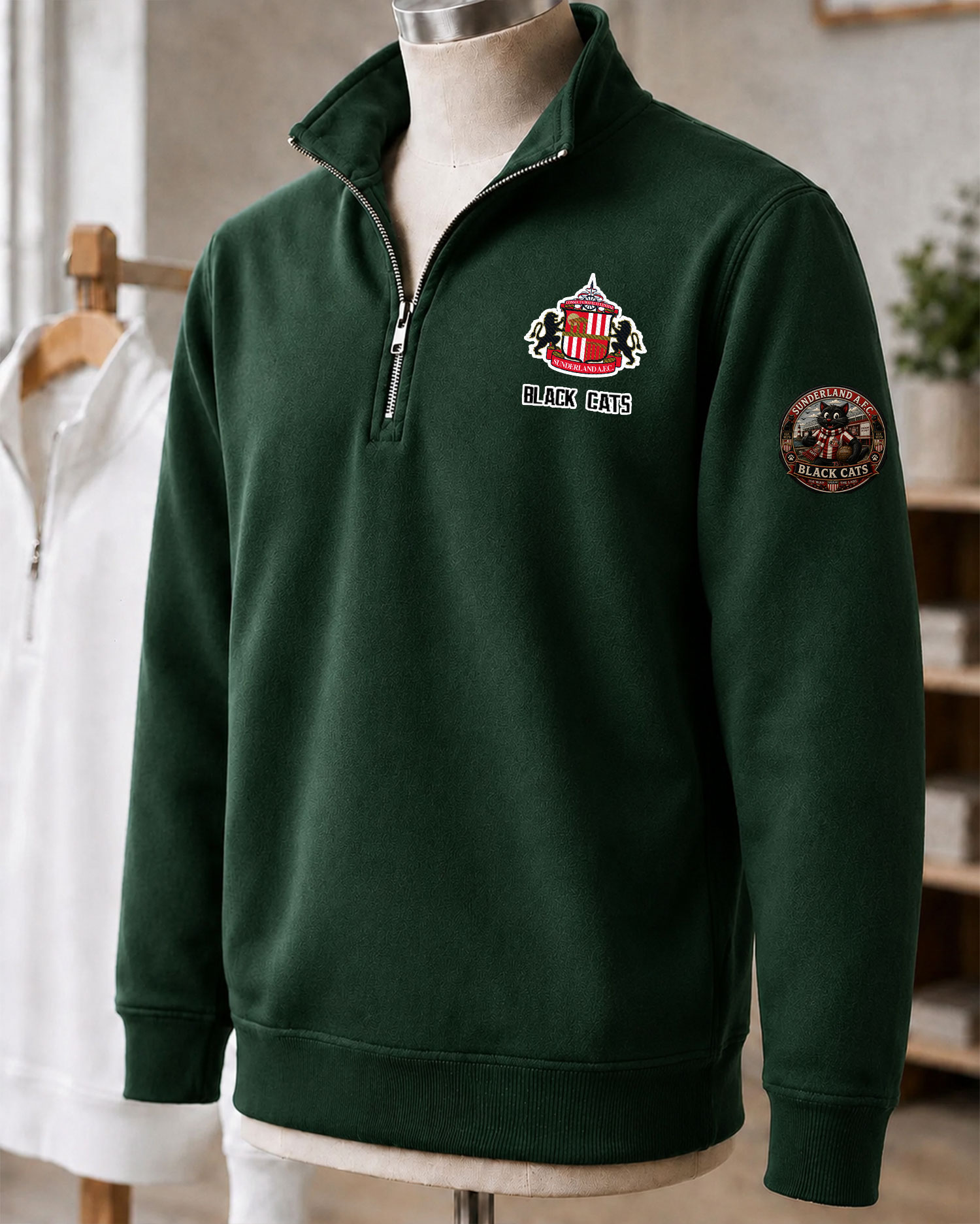Premier League 2026/27 Sunderland F.C Embroidered Quarter-Zip - Image 3