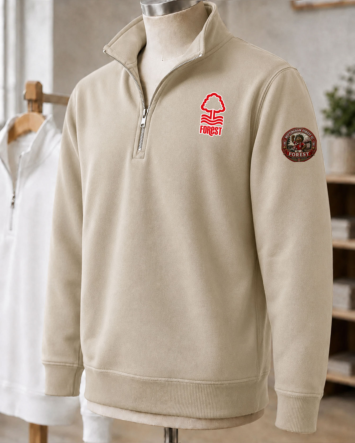Premier League 2026/27 Nottingham Forest F.C Embroidered Quarter-Zip - Image 4