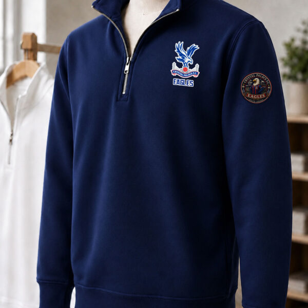 Premier League 2026/27 Crystal Palace F.C Embroidered Quarter-Zip