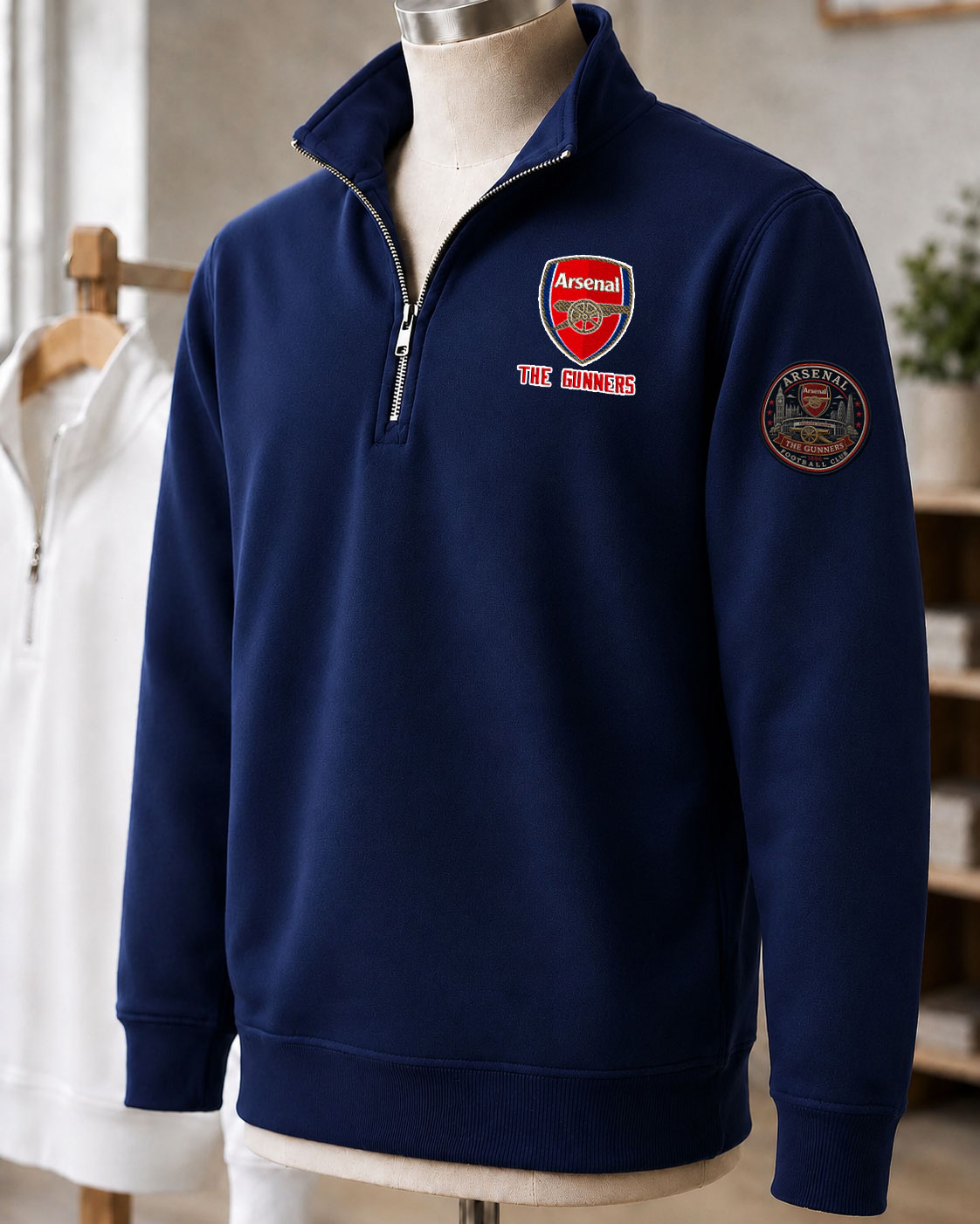Premier League 2026/27 Arsenal FC Embroidered Quarter-Zip - Image 5