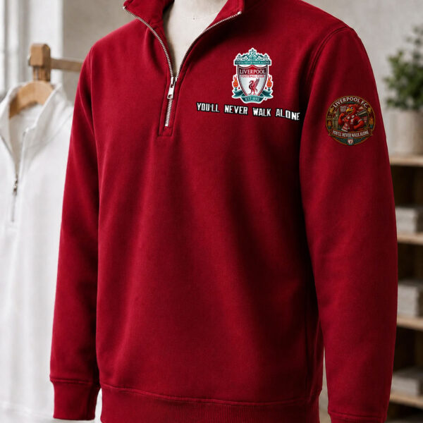 Premier League 2026/27 Liverpool F.C Embroidered Quarter-Zip