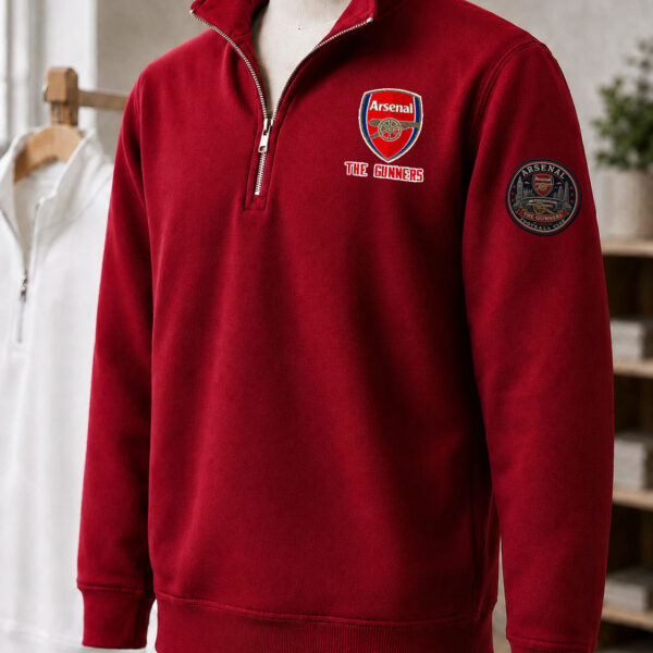 Premier League 2026/27 Arsenal FC Embroidered Quarter-Zip