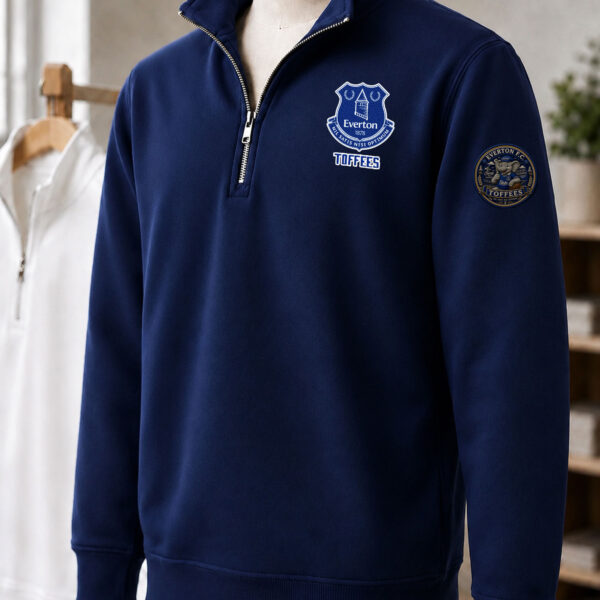 Premier League 2026/27 Everton F.C Embroidered Quarter-Zip