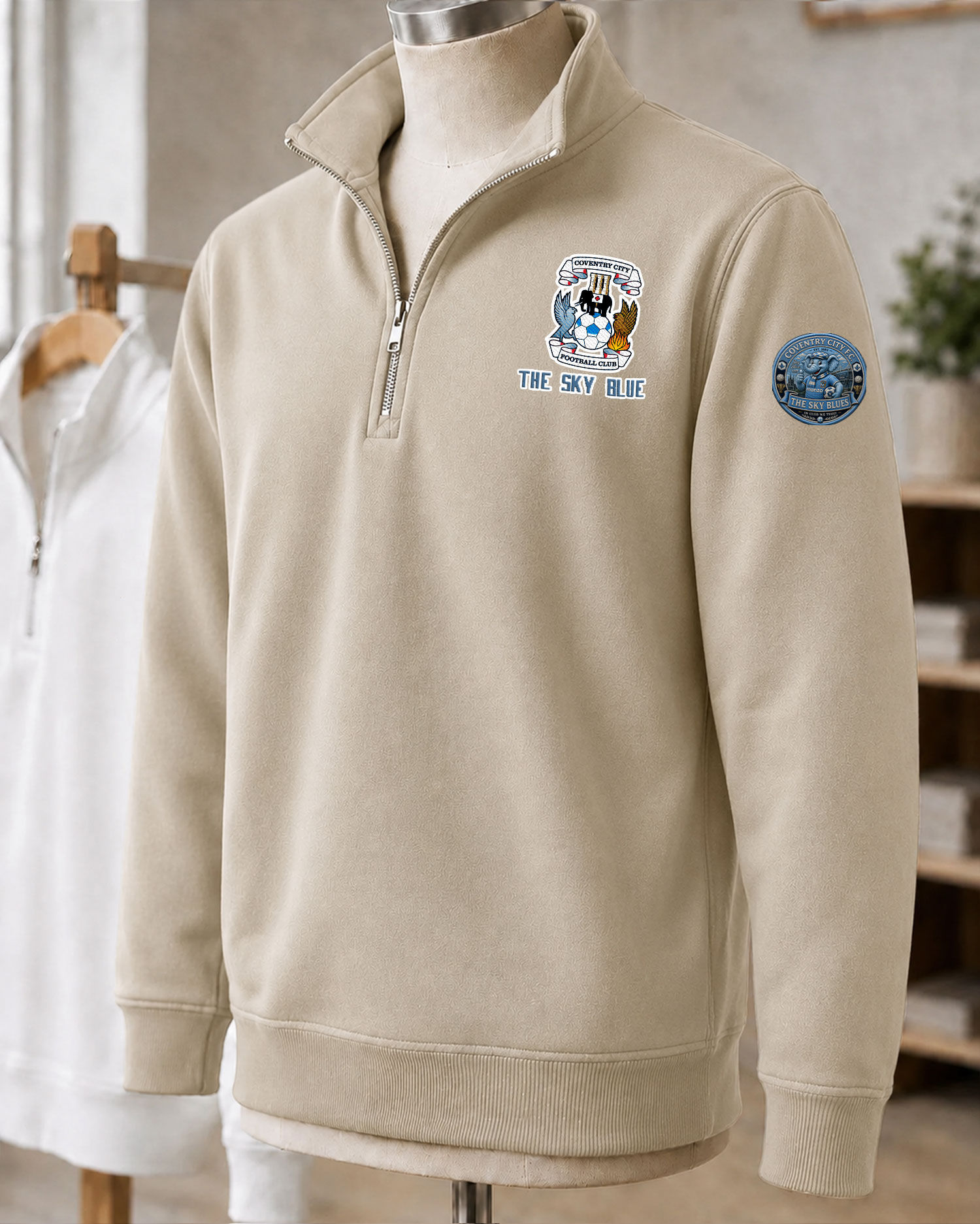 Premier League 2026/27 Coventry City F.C Embroidered Quarter-Zip - Image 7
