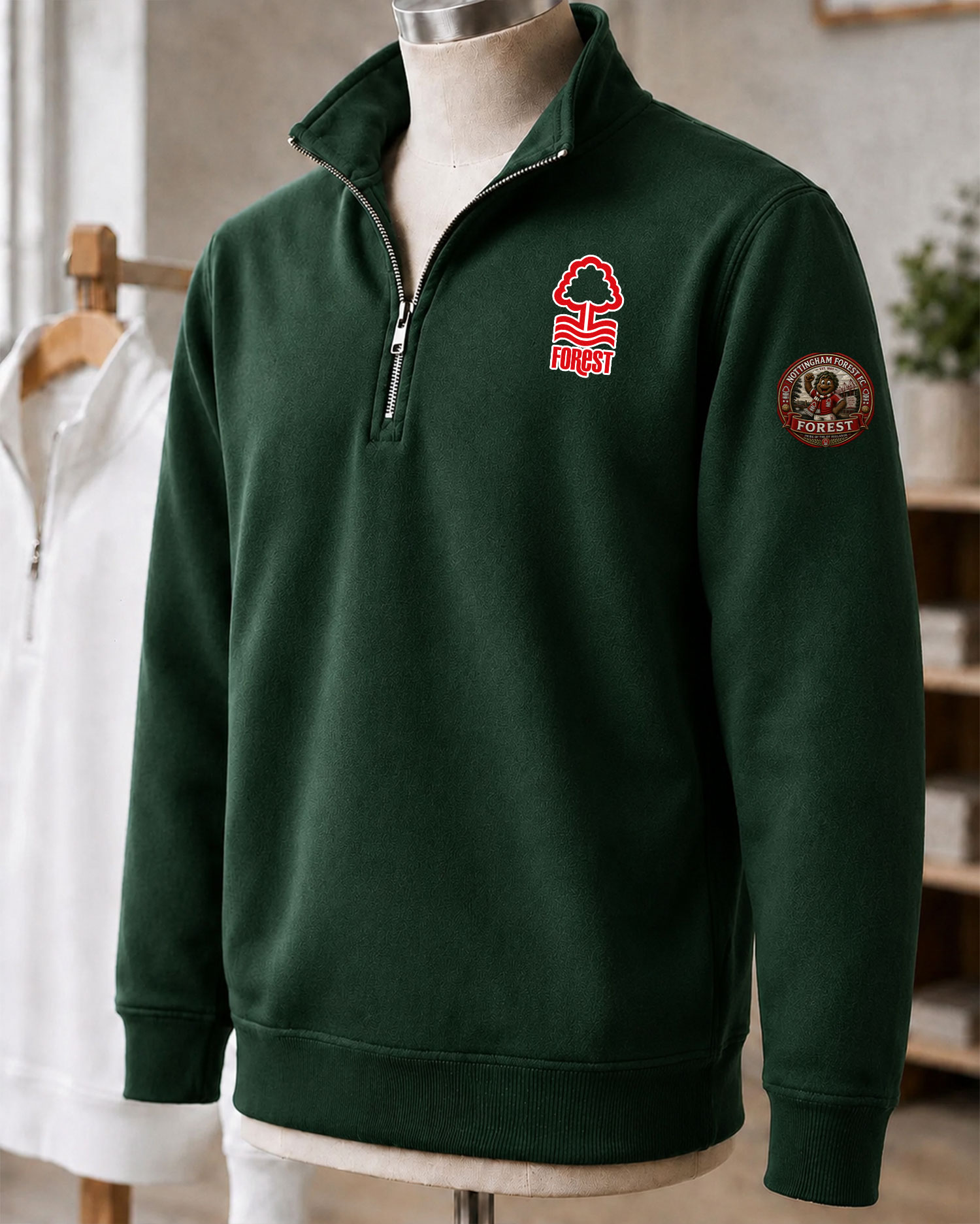 Premier League 2026/27 Nottingham Forest F.C Embroidered Quarter-Zip - Image 7