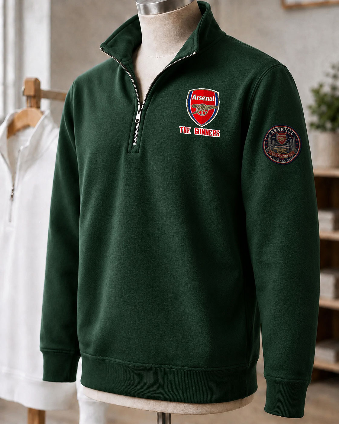 Premier League 2026/27 Arsenal FC Embroidered Quarter-Zip - Image 7