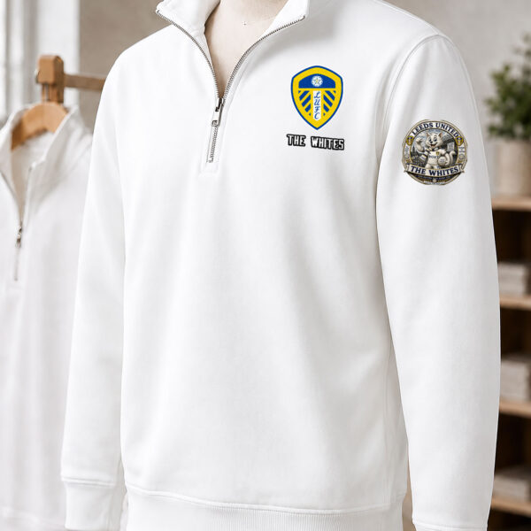 Premier League 2026/27 Leeds United F.C Embroidered Quarter-Zip