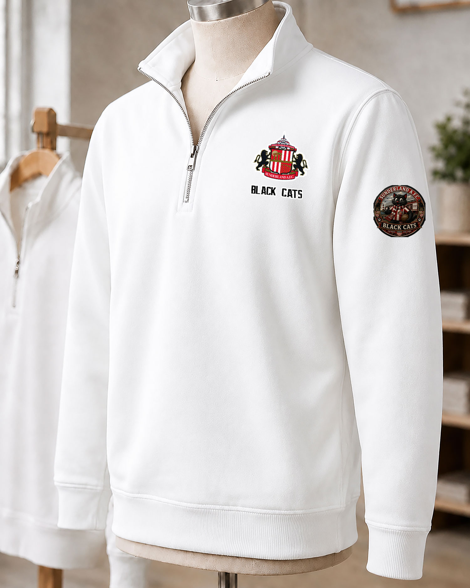 Premier League 2026/27 Sunderland F.C Embroidered Quarter-Zip - Image 8